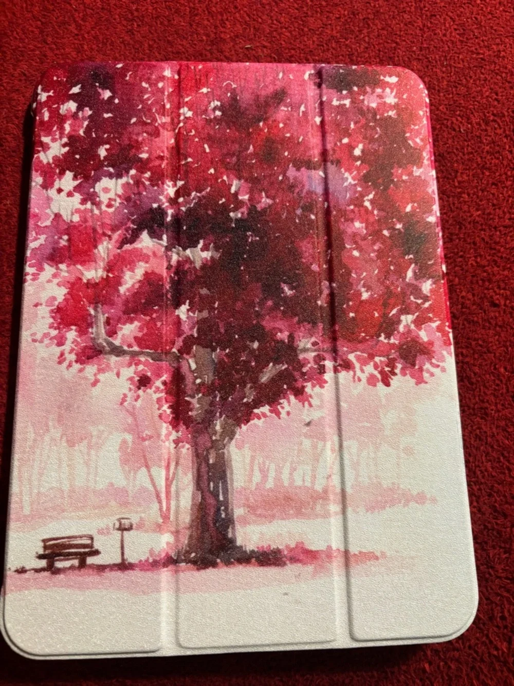 Moko Pink Watercolor Tree Tablet Case for iPad 10th gen 2022 10.9” . New